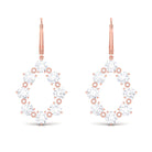 Sparkanite Jewels-Minimal Moissanite Eternity Drop Earring