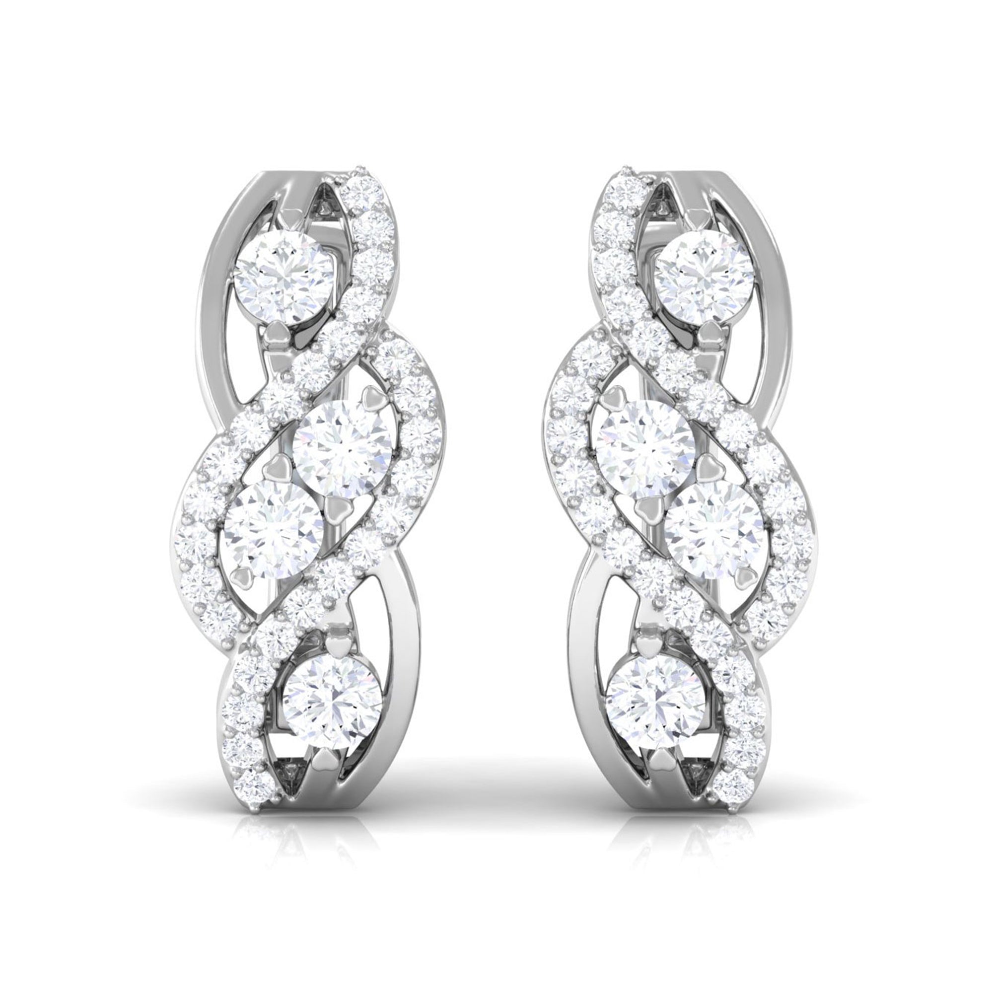 Sparkanite Jewels-Certified Moissanite Classic Stud Earrings