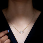 Sparkanite Jewels-Minimal Certified Moissanite Infinity Necklace