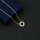 Sparkanite Jewels-Round Moissanite Eternity Necklace