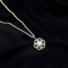 Sparkanite Jewels-Flower Inspired Moissanite Pendant Necklace