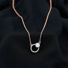 Sparkanite Jewels-Eternity Necklace with Certified Moissanite